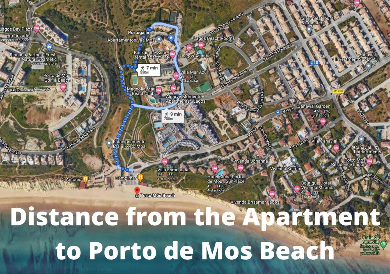 Spacious Apartment Near Porto De Mos Beach, Lagos. 外观 照片